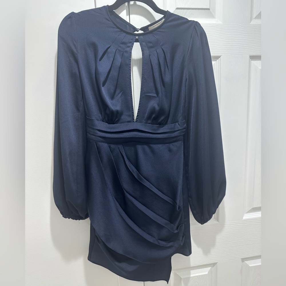 Elegant Navy Blue Dress